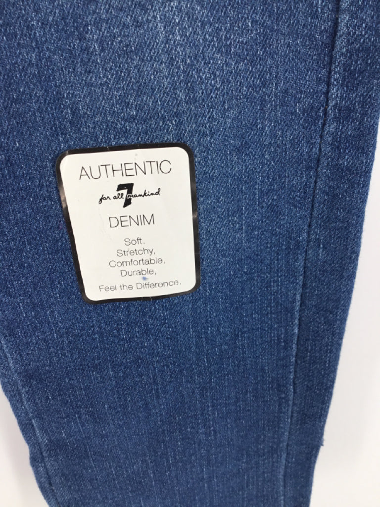 7 for all Mankind Child Size 5 Blue Jeans - girls - Image 2