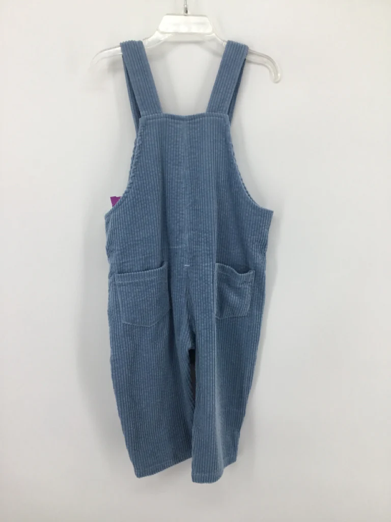 7Dian Child Size 4 Blue Solid Overalls - boys - Image 2