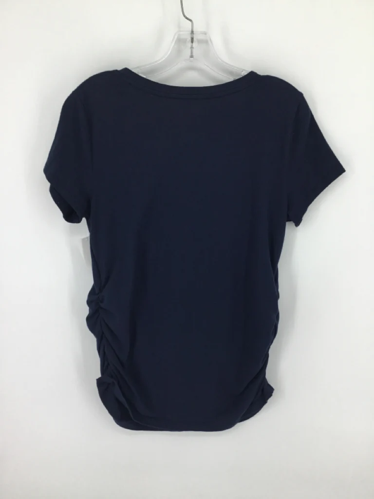 A Glow Child Size L Navy Stars & Stripes Maternity T-Shirt - Image 2