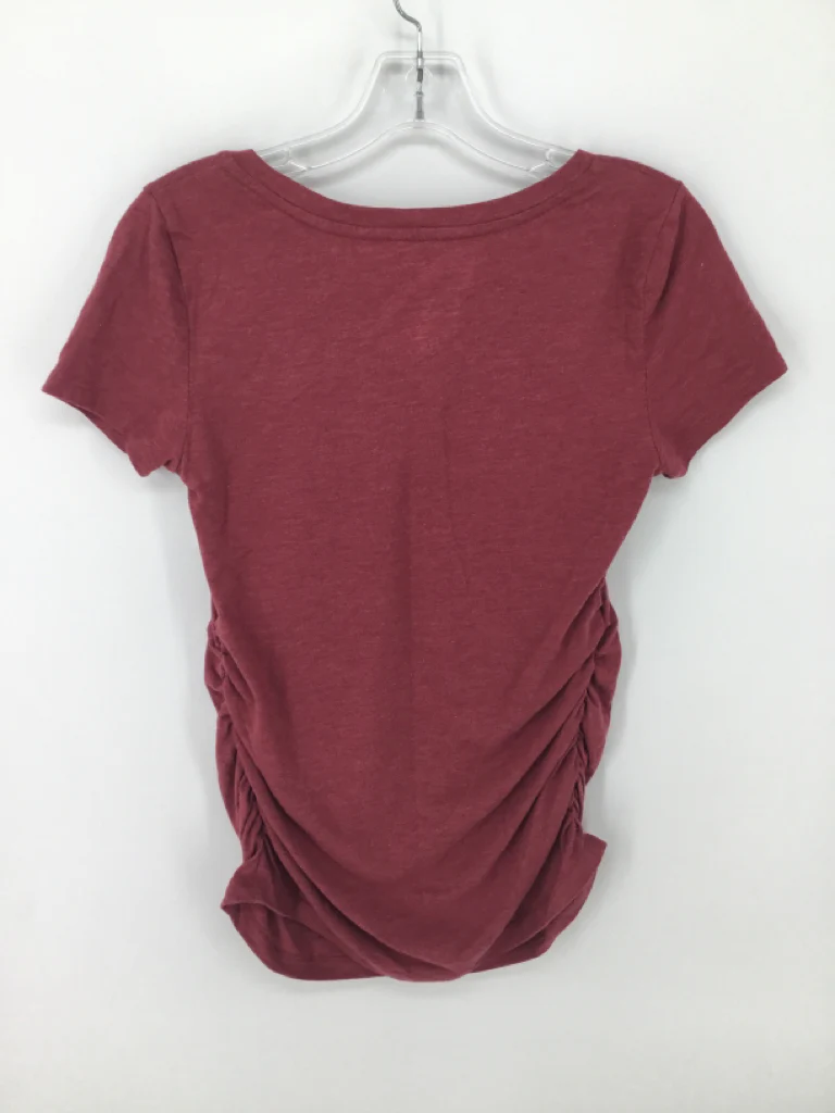 A Glow Child Size XS Red Christmas Maternity T-Shirt - Image 2