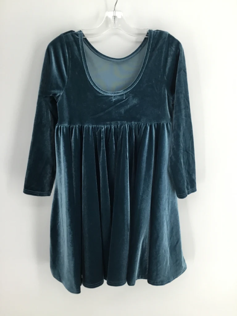 Abby & Evie Child Size 10 Teal Dress - girls - Image 2