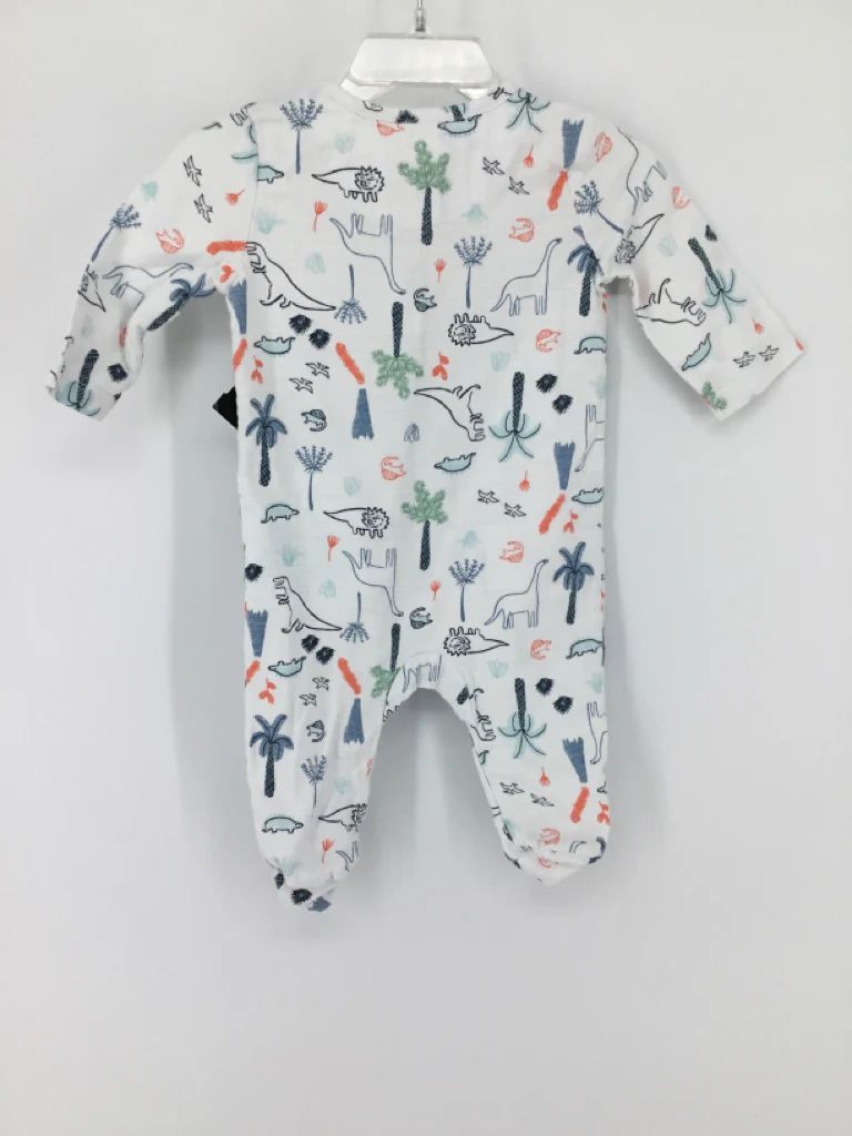 Aden & Anais Child Size 0-3 Months White Sleepers - Image 2