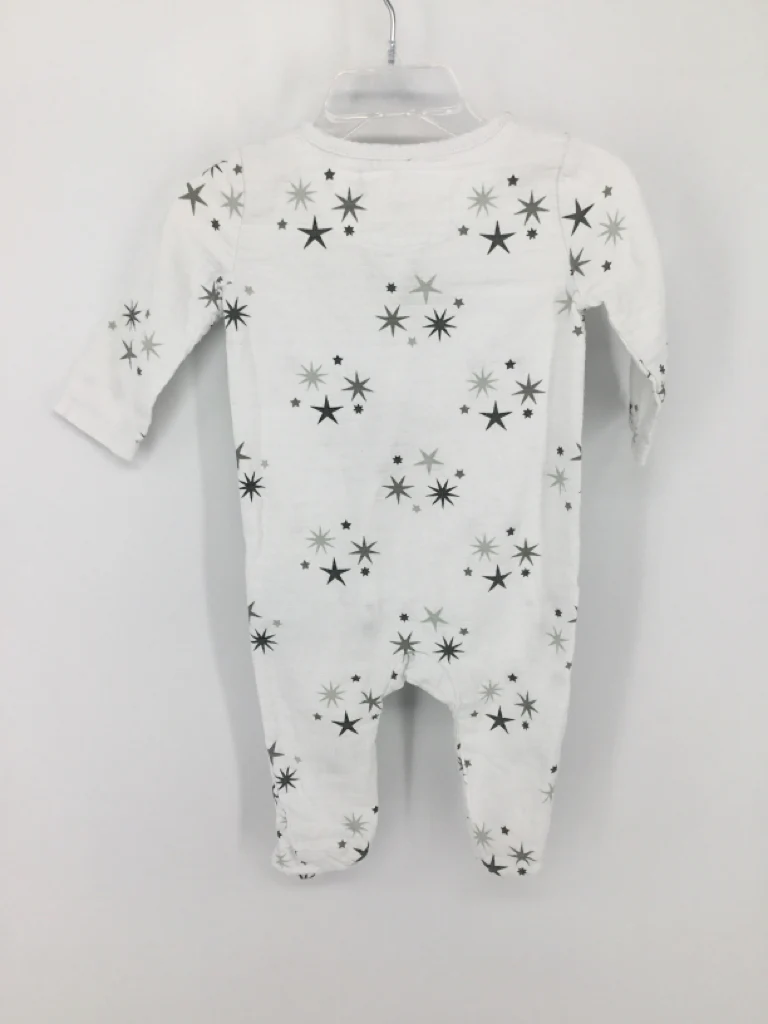 Aden & Anais Child Size 3-6 Months White Sleepers - Image 2