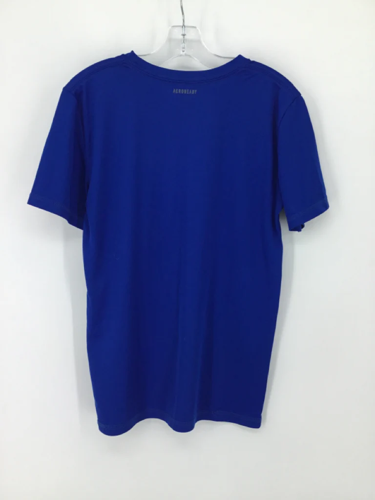 Adidas Child Size 10 Blue screen printed T-shirt - boys - Image 2