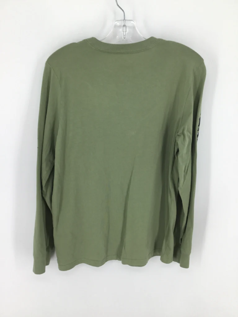 Adidas Child Size 10 Green screen printed T-shirt - boys - Image 2
