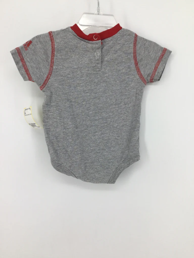 Adidas Child Size 3-6 Months Gray Onesie - Image 2