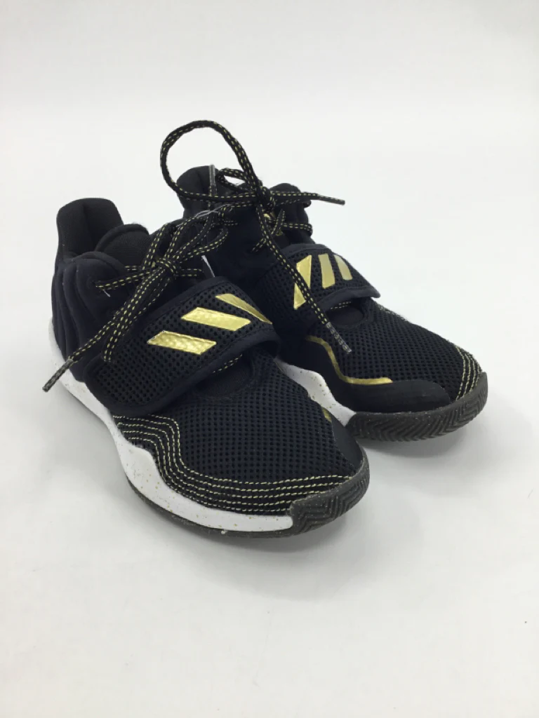 Adidas Child Size 3 Youth Black Sneakers