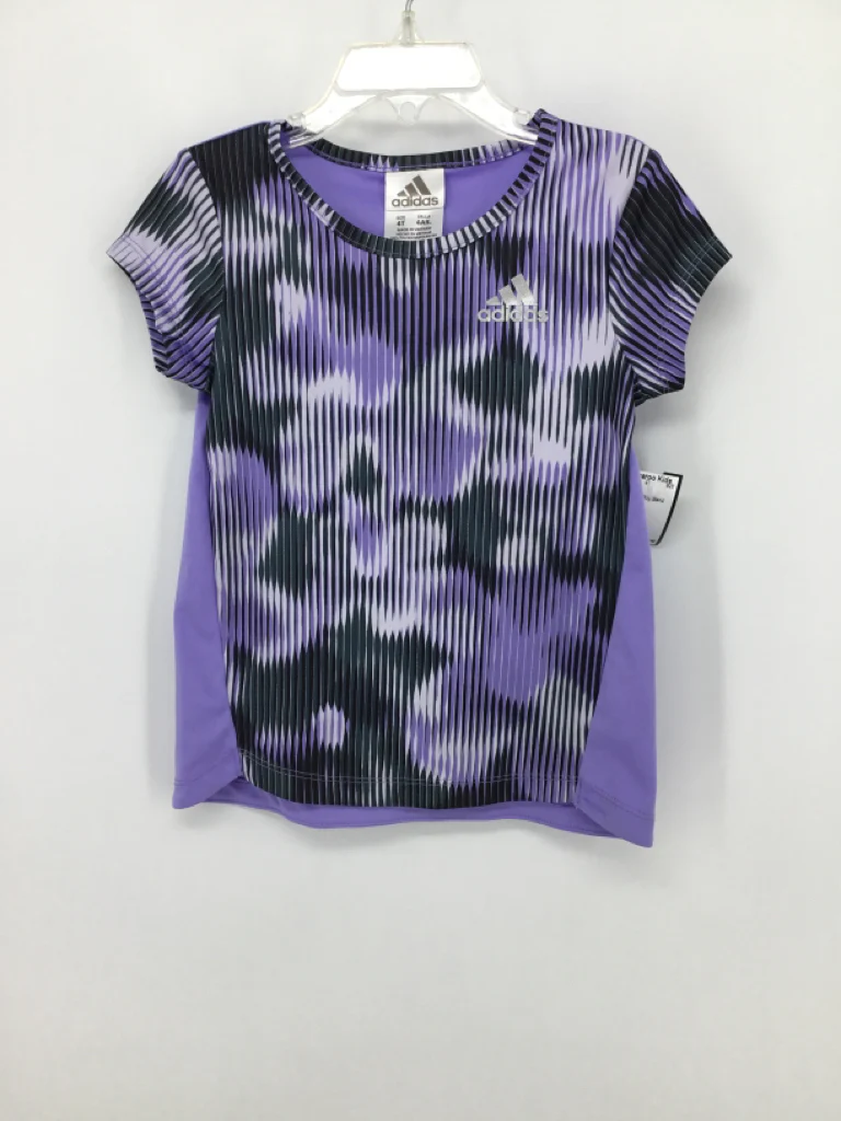 Adidas Child Size 4 Purple T-shirt - girls