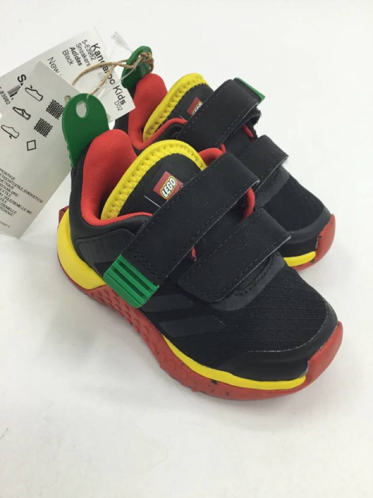 Adidas Child Size 4 Toddler Black Sneakers