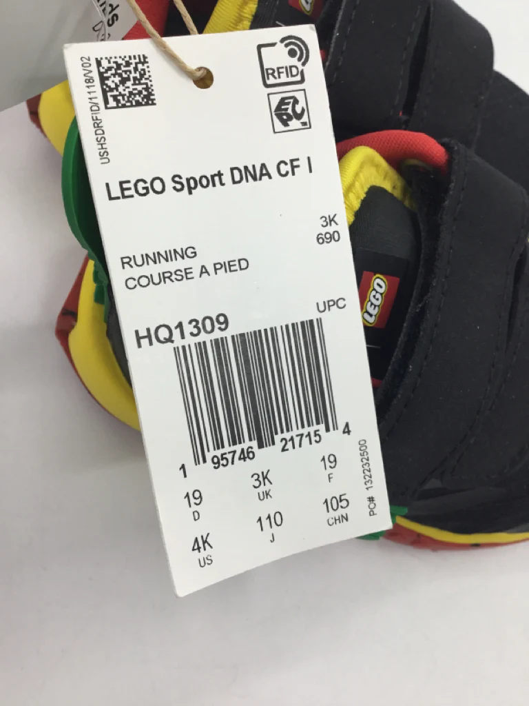 Adidas Child Size 4 Toddler Black Sneakers - Image 2