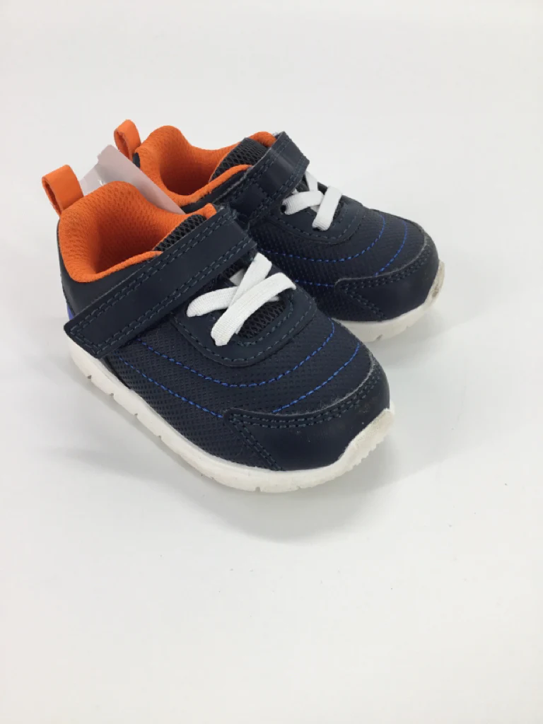 Adidas Child Size 4 Toddler Blue Sneakers