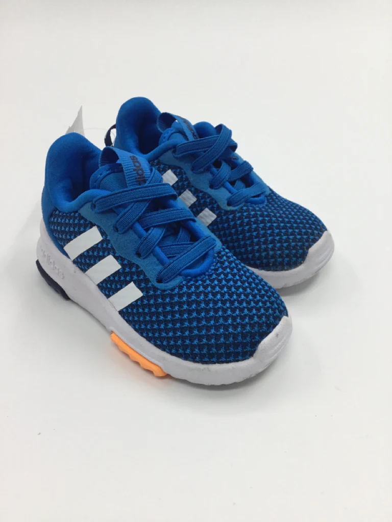 Adidas Child Size 5 Toddler Blue Sneakers