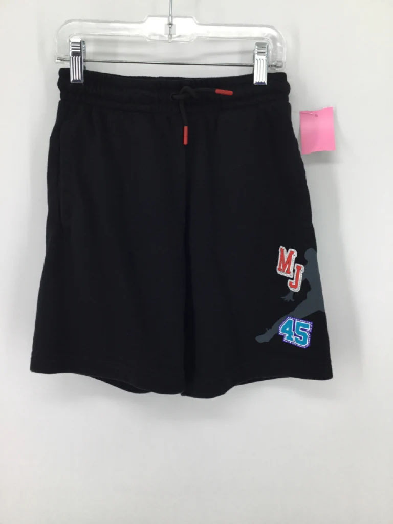 Air Jordan Child Size 10 Black Solid Shorts - boys