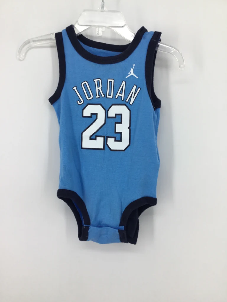 Air Jordan Child Size 12 Months Blue Onesie