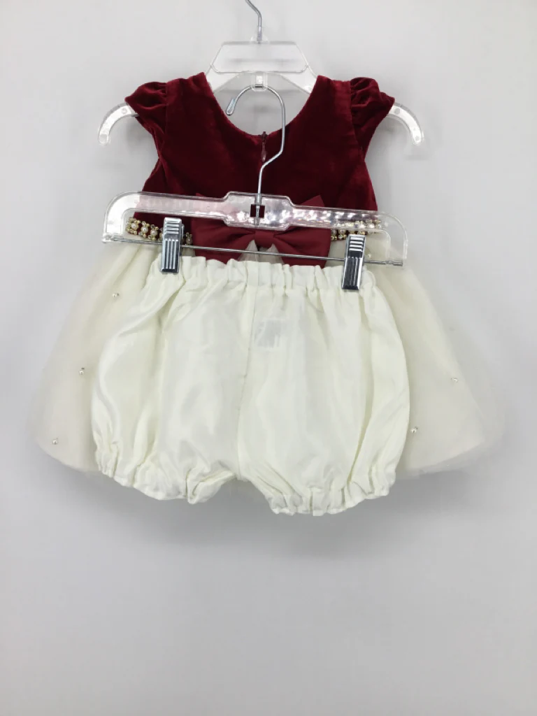 American Princess Child Size 12 Months Red Dress - girls - Image 2