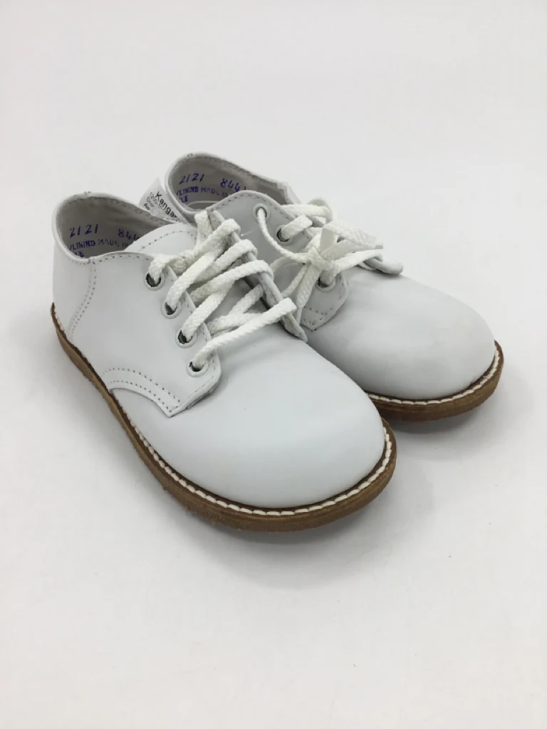 Amilio Child Size 8.5 Toddler White Dress Shoes