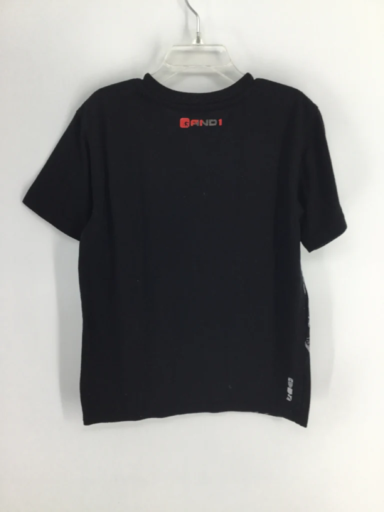 AND1 Child Size 6 Black screen printed T-shirt - boys - Image 2