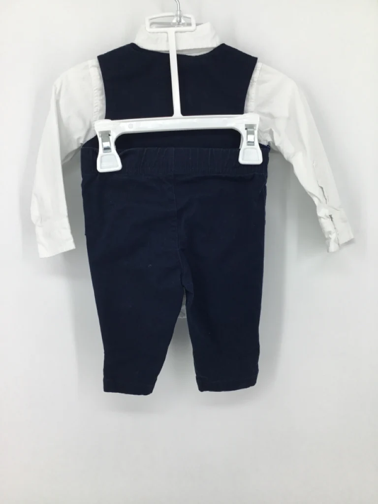 Andy & Evan Child Size 3-6 Months Navy Solid Suit - boys - Image 2