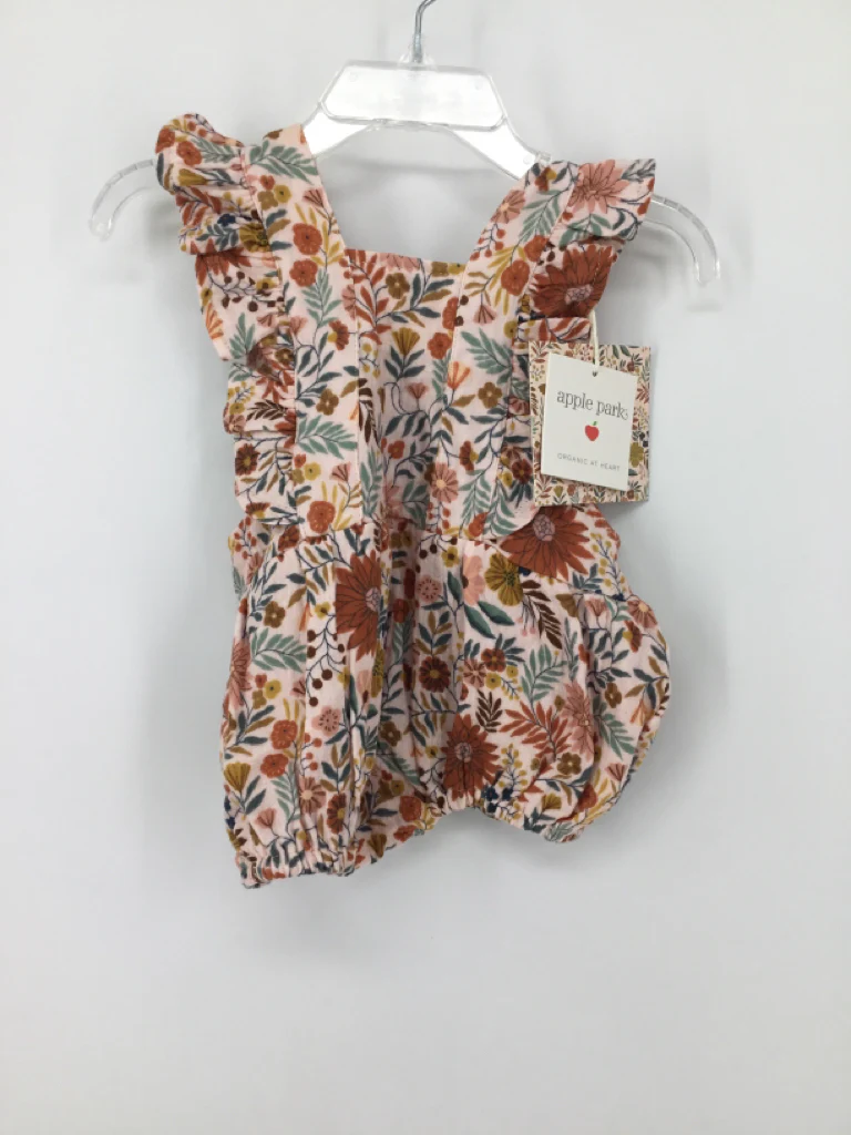 Apple Park Child Size 3-6 Months Brown Outfit - girls