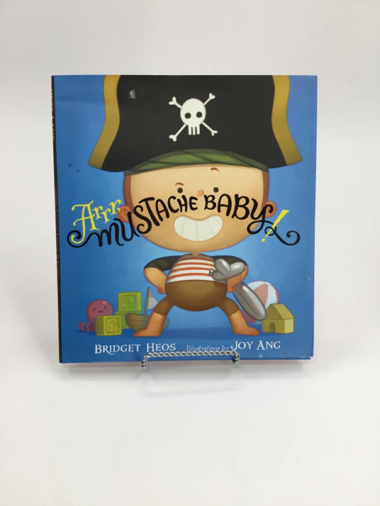 Arrr, mustache baby! Hardback Book