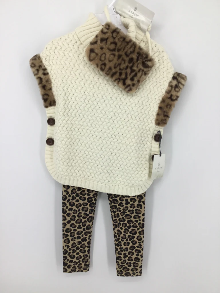 Aspen Kids Child Size 5 Tan Outfit - girls