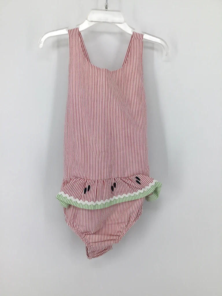 b Bella Bliss Child Size 24 Months Red Outfit - girls