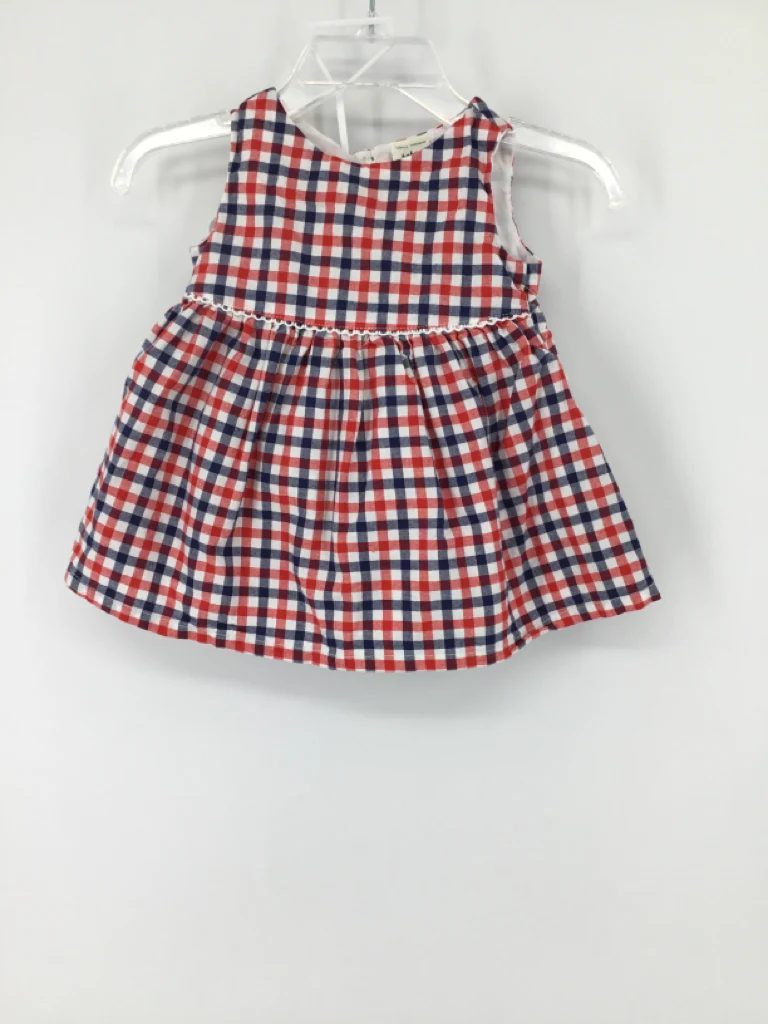 baby B'gosh Child Size 3 Months Red Stars & Stripes Dress