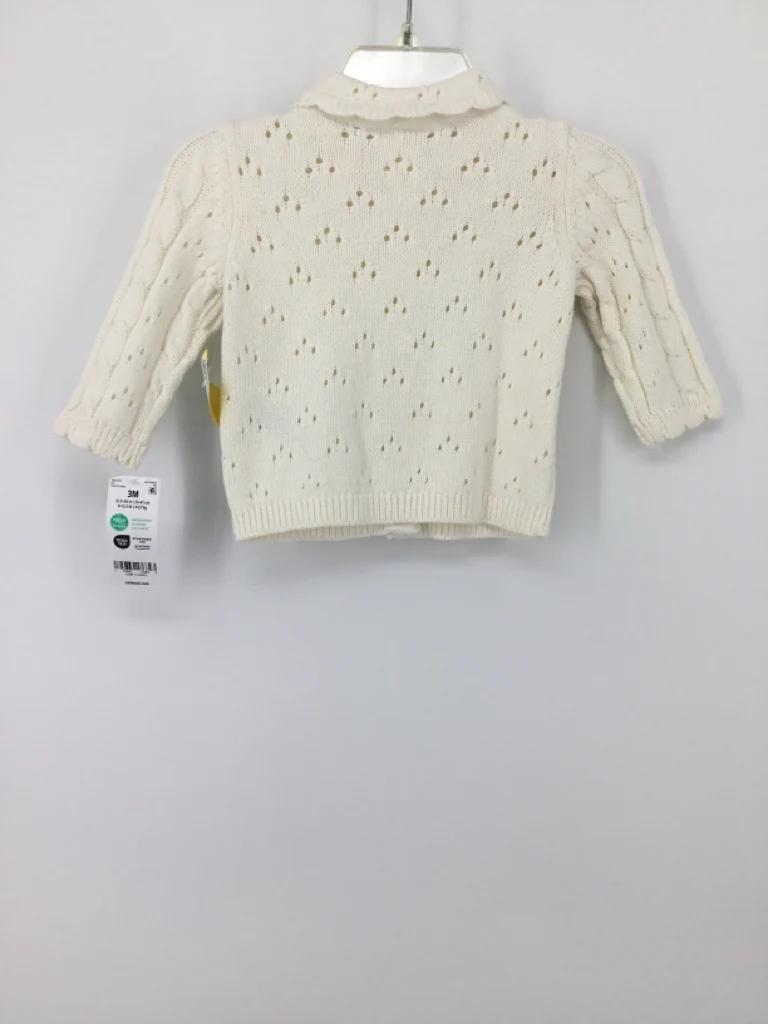 baby B'gosh Child Size 3 Months White Sweater - girls - Image 3