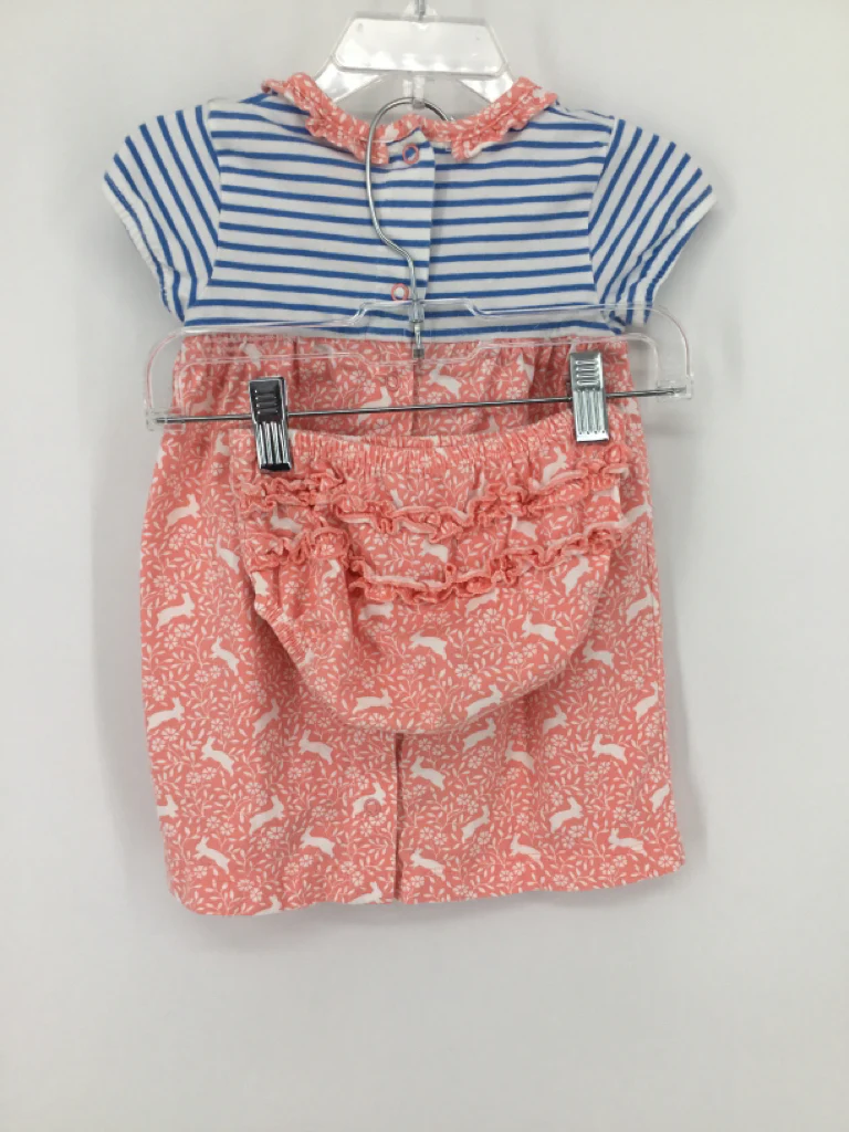 Baby Boden Child Size 6-12 Months Blue Easter Dress - Image 2