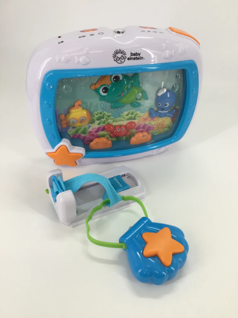 Baby Einstein Sea Dreams Soother Crib Toy with remote