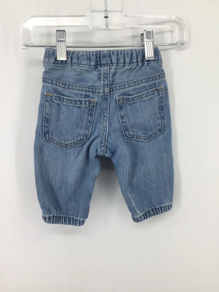 Baby Gap Child Size 0-3 Months Blue Solid Jeans - boys - Image 2