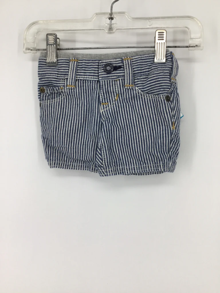 Baby Gap Child Size 0-3 Months Blue Stripe Shorts - boys