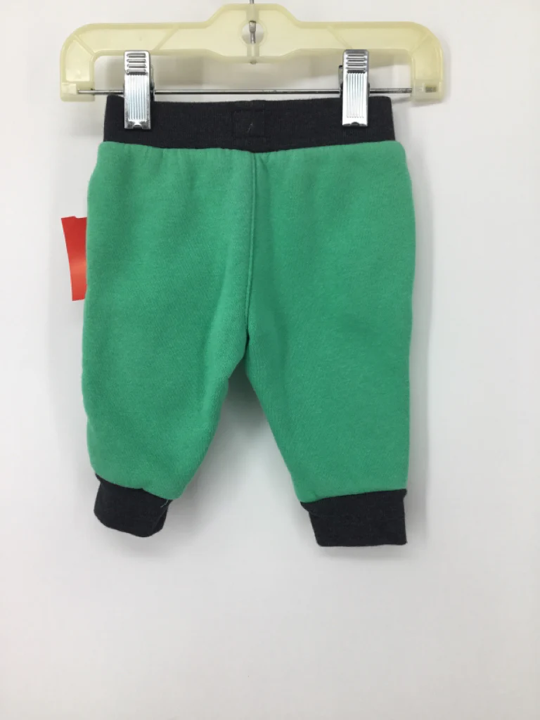 Baby Gap Child Size 0-3 Months Green Solid Sweatpants - boys - Image 2