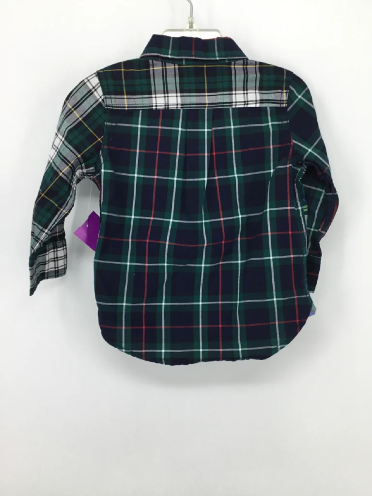 Baby Gap Child Size 12-18 Months Multi-Color Plaid Shirt - boys - Image 2