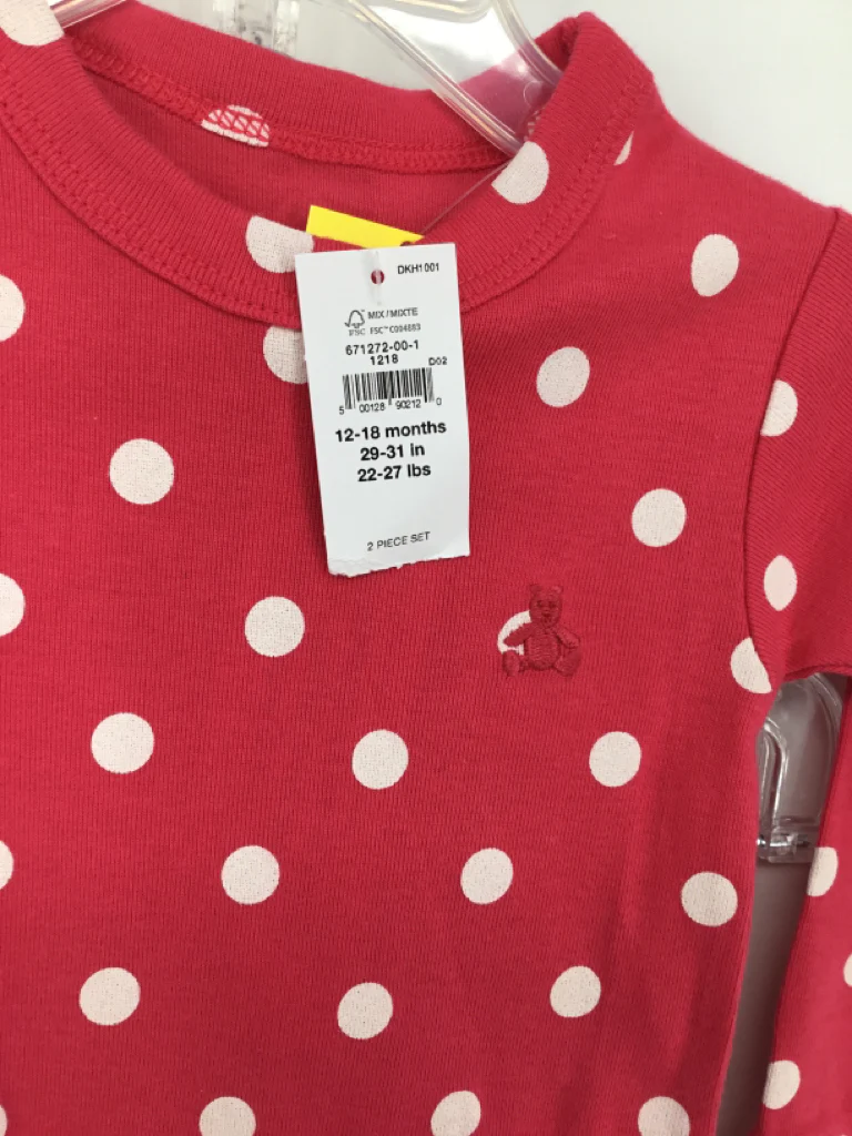 Baby Gap Child Size 12-18 Months Pink Pajamas - girls - Image 2