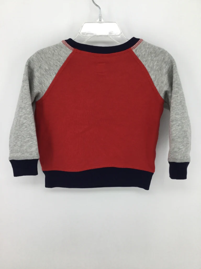 Baby Gap Child Size 18-24 Months Red Valentine's Day Sweatshirt - Image 2