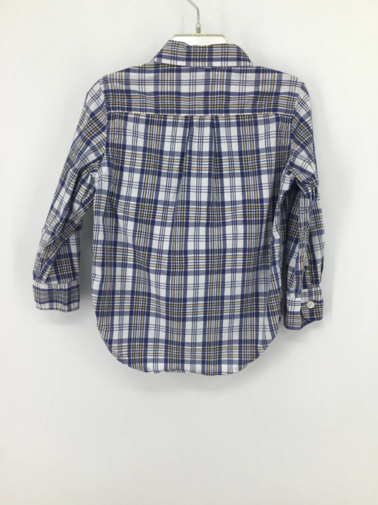 Baby Gap Child Size 2 Blue Plaid Shirt - boys - Image 2