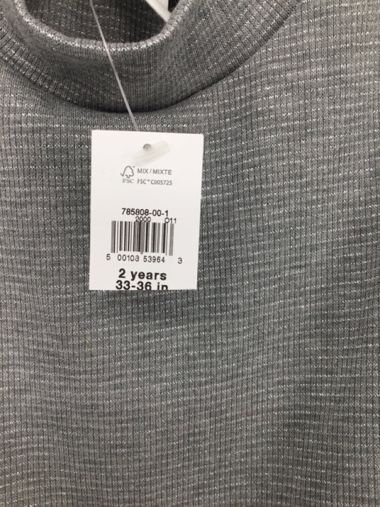 Baby Gap Child Size 2 Gray Shirt - girls - Image 2