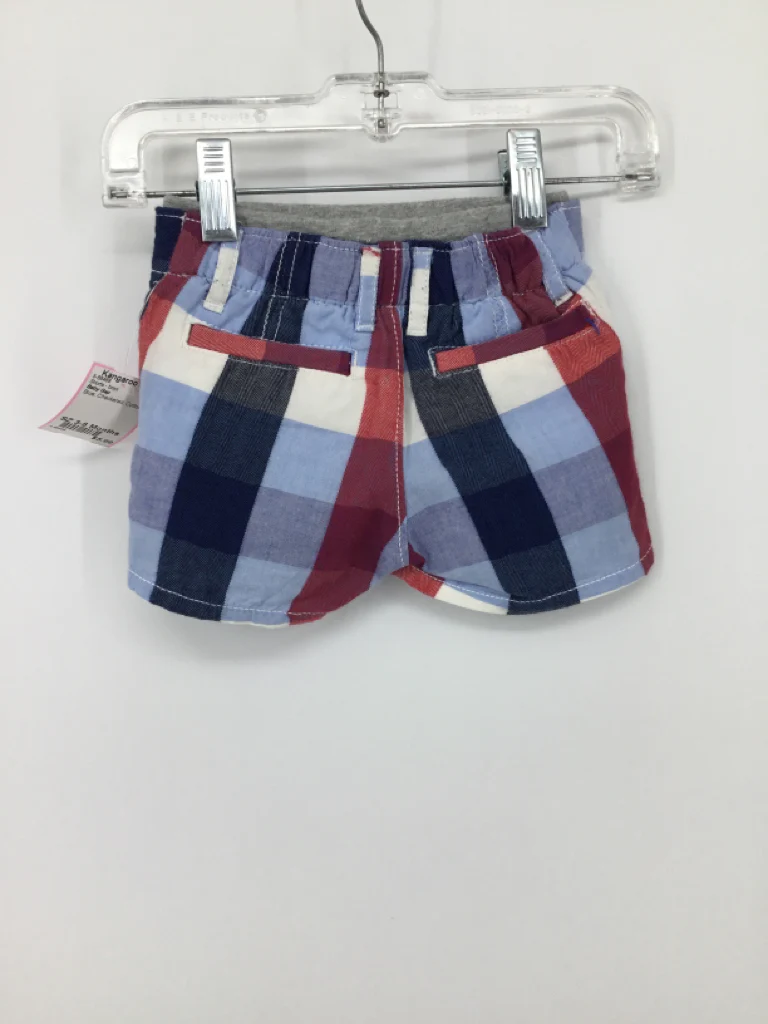 Baby Gap Child Size 3-6 Months Blue Checkered Shorts - boys - Image 2