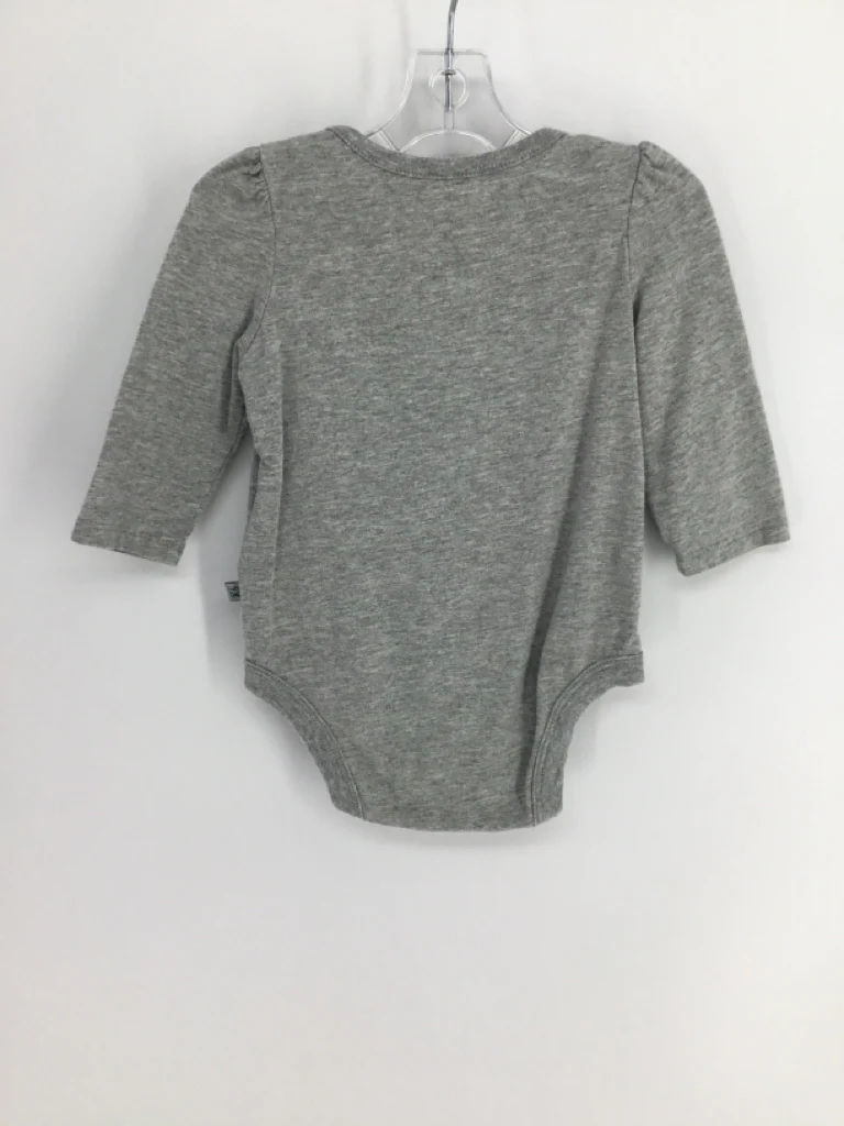 Baby Gap Child Size 3-6 Months Gray Onesie - Image 2