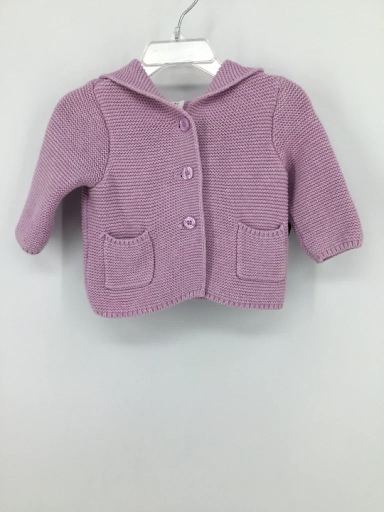 Baby Gap Child Size 3-6 Months Purple Sweater - girls