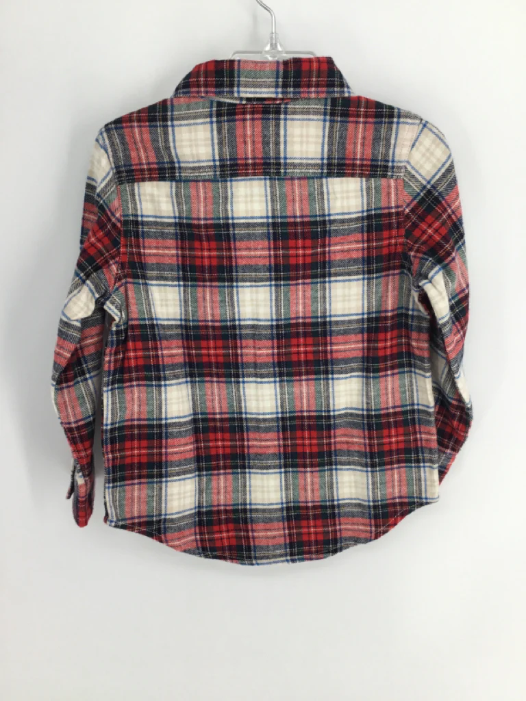 Baby Gap Child Size 3 Rainbow Plaid Shirt - boys - Image 2