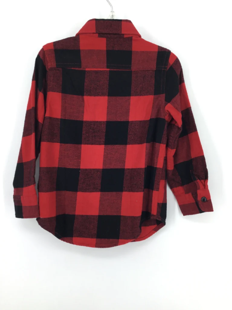 Baby Gap Child Size 4 Red Checkered Shirt - boys - Image 2