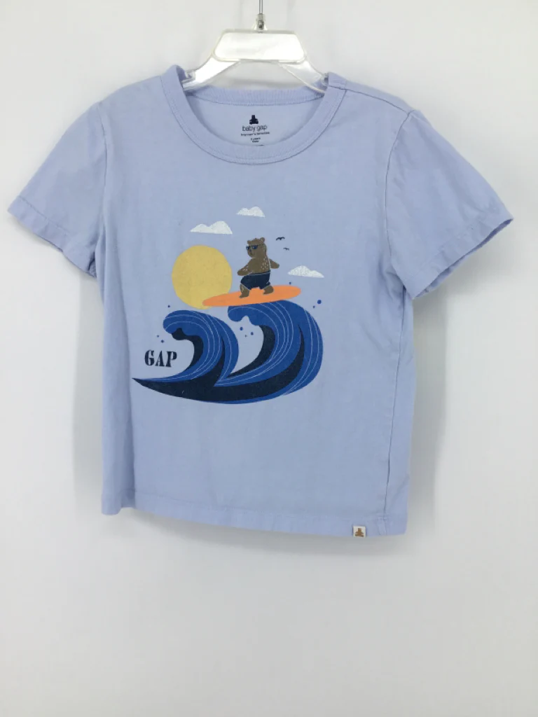 Baby Gap Child Size 5 Blue screen printed T-shirt - boys
