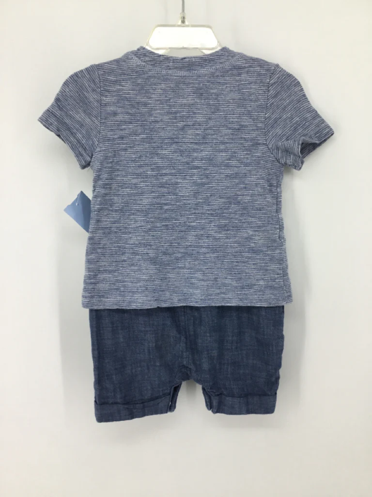 Baby Gap Child Size 6-12 Months Blue Marbled Outfit - boys - Image 2