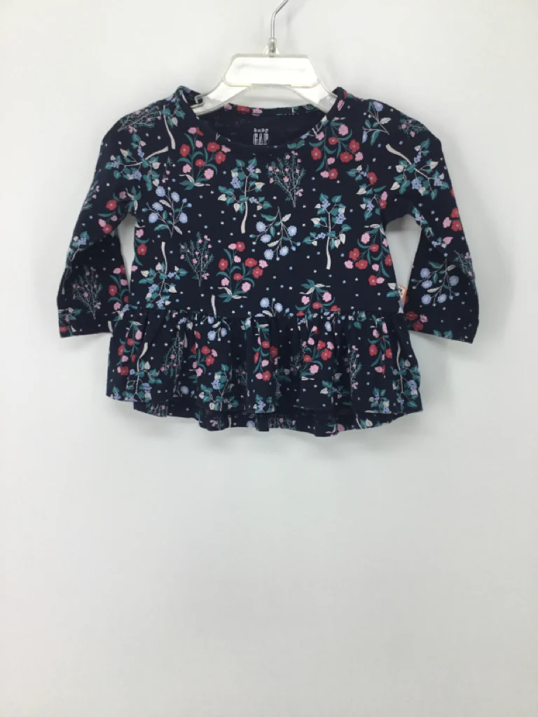 Baby Gap Child Size 6-12 Months Navy Shirt - girls