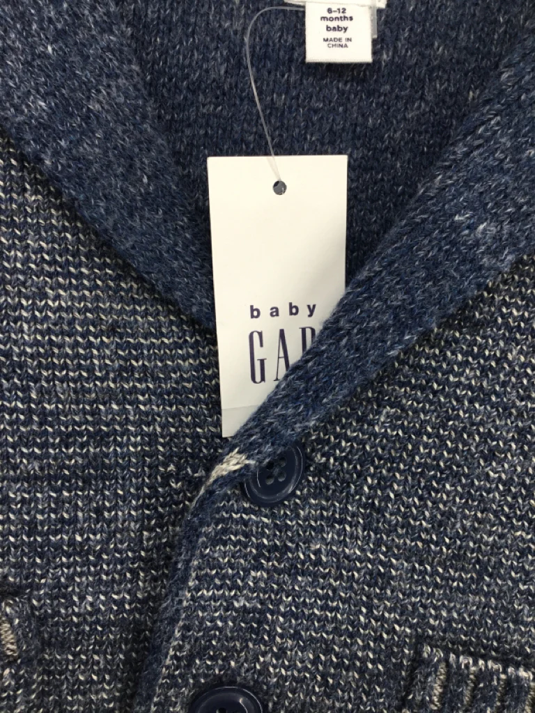 Baby Gap Child Size 6-12 Months Navy Solid Sweater - boys - Image 2