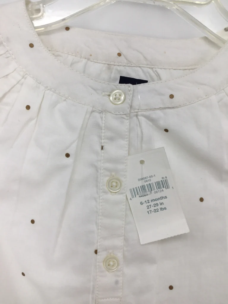 Baby Gap Child Size 6-12 Months White Shirt - girls - Image 2