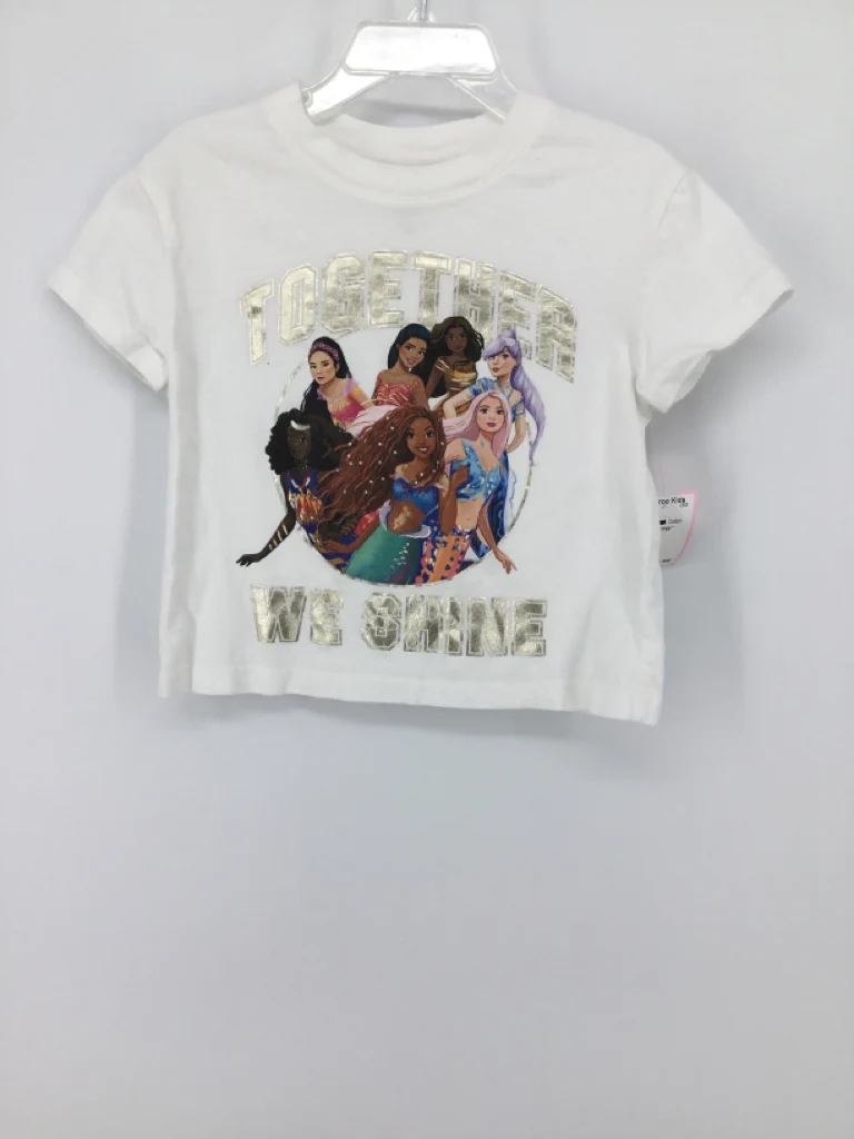 Baby Gap + Disney Child Size 4 White T-shirt - girls