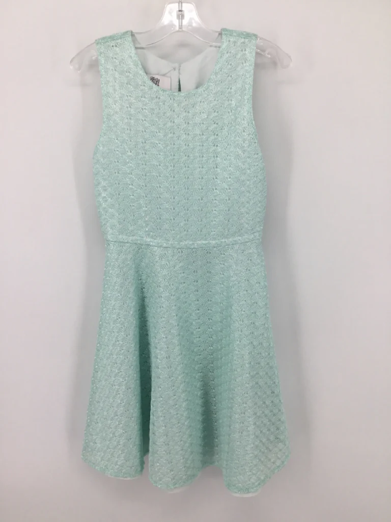Badgley Mischka Child Size 12 Blue Dress - girls